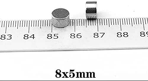 8x5mm Kis Kerek Mágnes lemez 8 mm-es*5 mm Neodímium Mágnes Dia 8mmx3mm Állandó NdFeB Erős Erős Mágnes