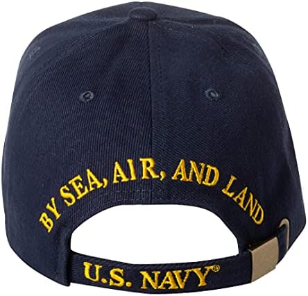 Egyesült Államok haditengerészete USN Hajó Flotta Tengeri, Légi, Szárazföldi Hímzett Sapka Kalap - Állítható