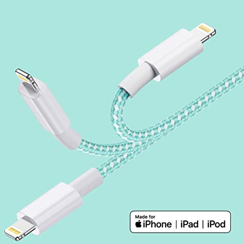 iPhone Töltő Nylon Zsinór Zsinór 4Colors Lightning Kábel [4-Pack 6ft] az Apple Mpi Hitelesített Apple