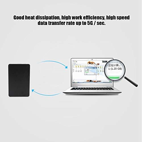 2.5 inch USB3.0 SATA Merevlemez Esetben Támogatja a 2 tb-os SATA HDD Interfész 5G nagysebességű Adatátvitel