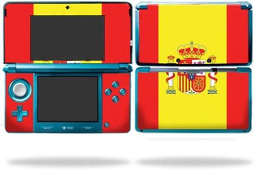 MightySkins Bőr Kompatibilis a Nintendo 3DS wrap Matrica Bőr Spanyol Zászló