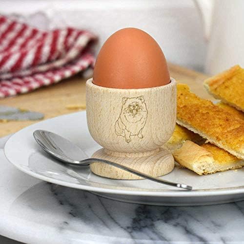 Azeeda 'Pomerániai Kutya' Fából készült tojástartó (EC00017991)