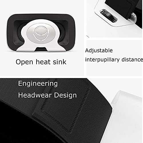 FEDRUI 3D Smart Játék Virtuális Valóság Szemüveg, Virtuális Valóság VR Headset, VR Szemüveggel Nano Kék