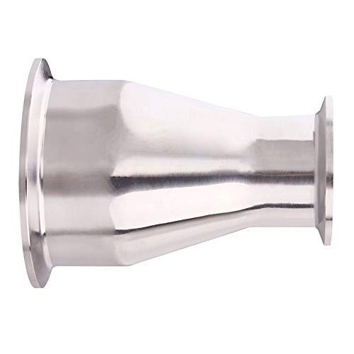 LOZOME Cső OD 2-1/2 x 1-1/2 Egészségügyi Illeszkedő Szűkítő Illeszkedő Tri-Clamp 77.5x50.5mm Foglalat
