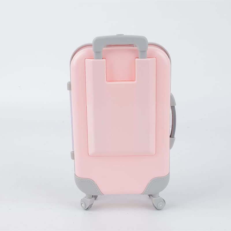 Mini két pár műszempillák trolibusz esetében bőrönd smink szempillák box tároló doboz, bőrönd (sárga)