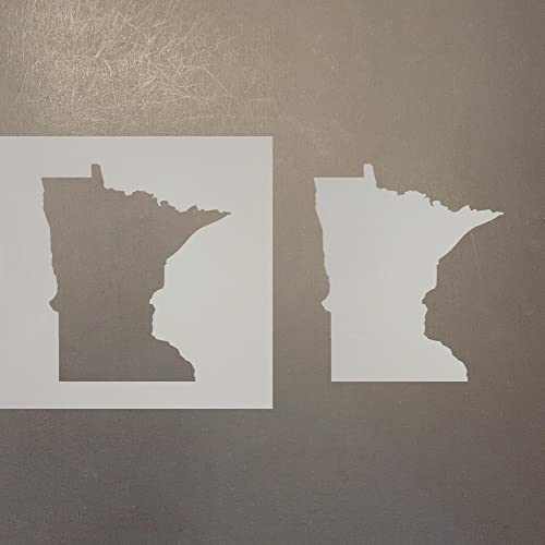Minnesota Újrafelhasználható Mylar Stencil - Art Kézműves Kellékek Új Méretek (12)