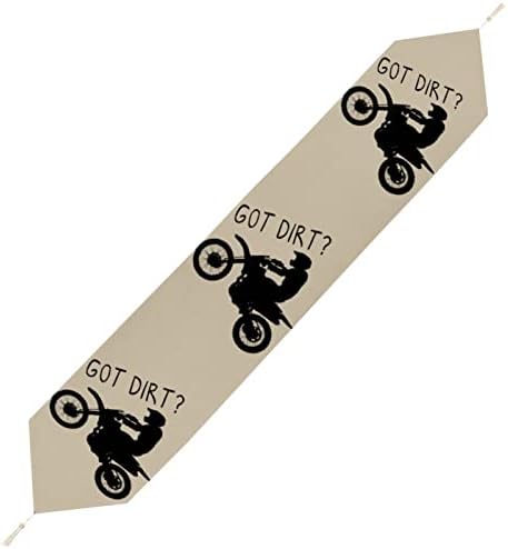Van Dirt Bike Motorcross Verseny asztali Futó Rövid Plüss Táblázat Ruhát Újrafelhasználható Asztal Ágynemű