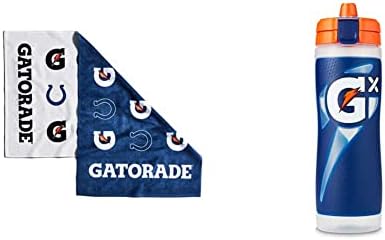 Indianapolis Colts Törölközőt & Gatorade Gx Üveg, Navy