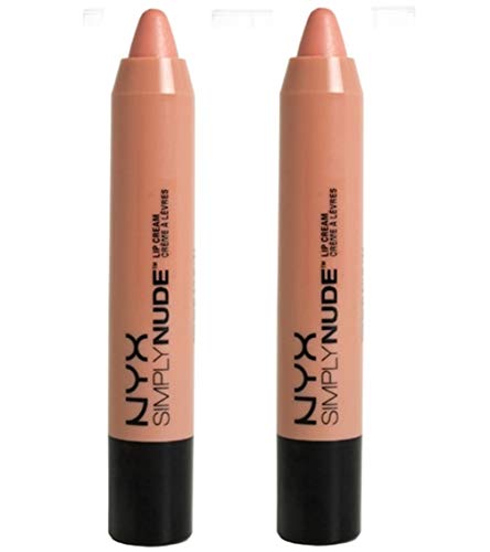 Csomag 2 NYX Egyszerűen Meztelen Lip Cream, Legszebb (SN04)