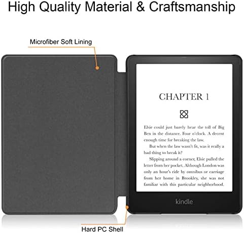 Slimshell Esetben a Kindle Paperwhite 10 Generáció, 2018 Kiadások, Bőr Smart Cover Auto Sleep/Wake Kindle