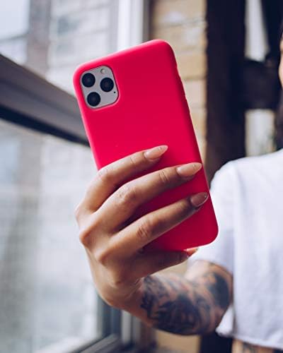 BŰNCSELEKMÉNY - iPhone Mini Case 12 - Elegáns Neon Rózsaszín Szilikon Fedél Telefon - Vezeték nélküli