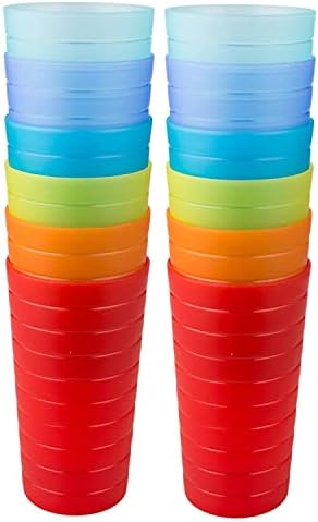 AOYITE 32 uncia 22 oz Csésze, illetve 10 centis Műanyag Lemezek Újrafelhasználható, BPA-Mentes Mosogatógép