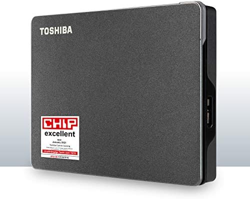 Toshiba 2TB Canvio Szerencsejáték - Hordozható Külső Merevlemez-Meghajtó Kompatibilis a Legtöbb Playstation,