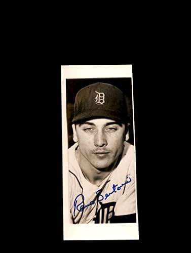 Reno Bertoia Aláírt 1958 8x4 Detroit Tigers Eredeti Vezeték Fotó Autogramot