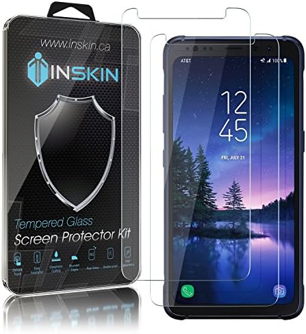 Inskin Esetben-Barátságos Edzett Üveg kijelző Védő fólia, illik Samsung S8 Aktív 5.8 hüvelykes [2017].