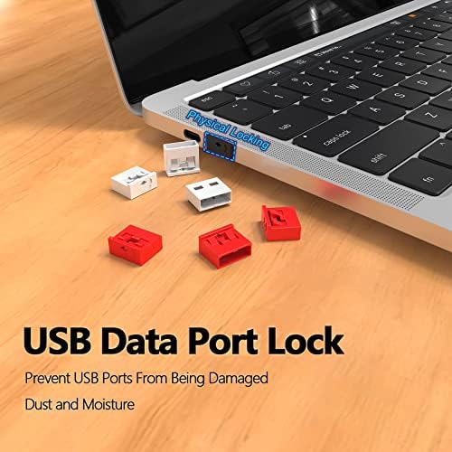 USB-Port-Blokkoló, a 1 Gombot, majd 20 USB-Zár,Információk védelmének Biztonsági,Cserélhető USB 2.0/3.0
