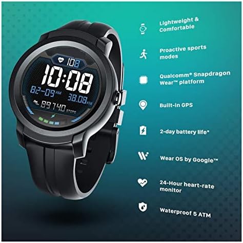 BYOKA E2 Viselni OS által Smartwatch iOS&Android Beépített GPS Sport Karóra Férfiaknak 5ATM