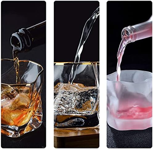 boros pohár Vizet, Reteszek Szemüveg Régimódi Whiskys Üveg Szett (4) Bourbon Üveg/Koktél Pohár/Bar Whiskys
