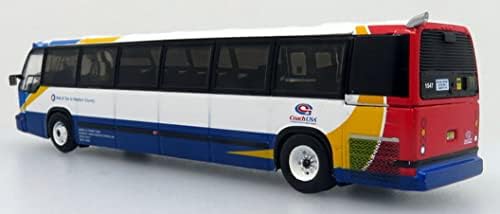 TMC RTS Edző USA-Red & Tan Árutovábbítási Modell Busz Hudson County New Jersey-HO-Skála-1:87-es Méretarányú