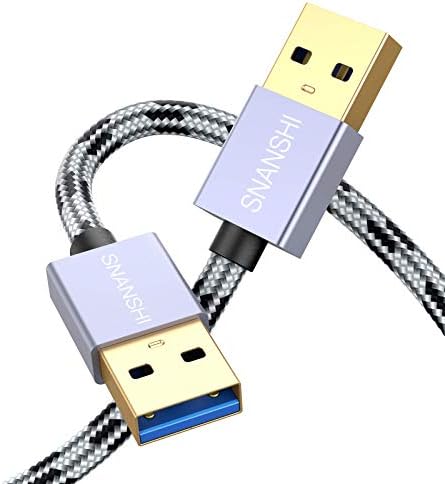SNANSHI USB-USB Kábelt,USB3.0 Férfi nő Kábel