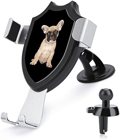 Francia Bulldog Kiskutya Telefon Csatlakoztatási Autó Univerzális mobiltelefon Jogosultja Műszerfal, Szélvédő