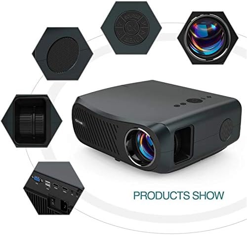 Teerwere Mini Projektor HD Projektor A12 1920x1080P Projektor házimozi HDMI 3D Videó Fürkész a 4K-Hordozható