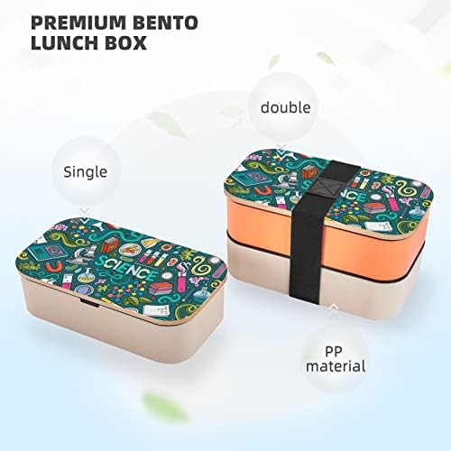 Rajzfilm Tudományos Téma Ebéd Bento Box Korszerűsített Állítható Pánt,Összerakható Újrafelhasználható