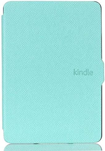 Védőtok Kindle Út(2014) - Legvékonyabb Legkönnyebb Festmény PU Bőr Fedél Automatikus Alvó Ébred Funkció,Fényes,