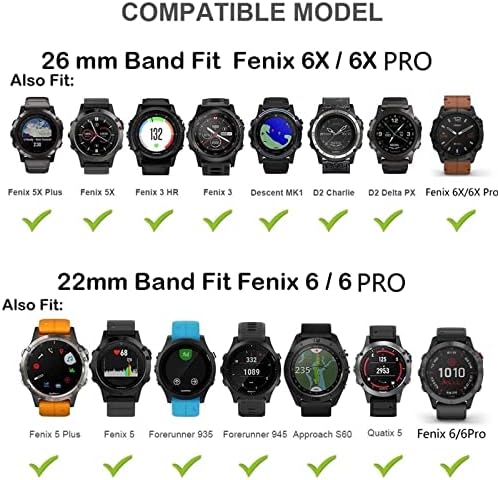 GHFHSG Watchband a Garmin Fenix 5 5 Plusz Forerunner 935 945 Szíj, A Fenix 6 6Pro Megközelítés S60 S62