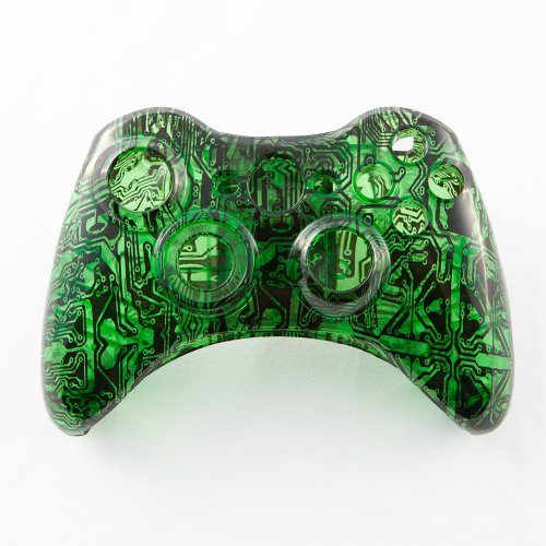 Világos Zöld Áramkör Egyéni Vezérlő Xbox 360 Kagyló