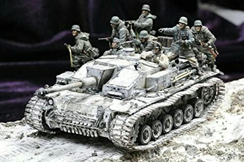 GoodYouth 1/35 második VILÁGHÁBORÚ német Tank Katona Gyanta Katona Modell Összeszerelt, valamint Festetlen