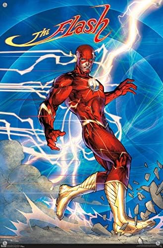 DC Comics - A Flash - Jim Lee Fali Poszter a rajzszöget