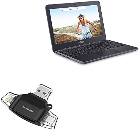 BoxWave Smart Modul Kompatibilis az ASUS Chromebook C203 - AllReader SD Kártya Olvasó, microSD Kártya