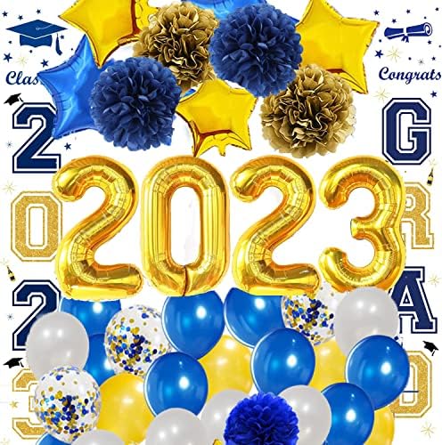 Érettségi Party Dekorációk, Kellékek 2023,Ballagás Dekoráció Osztály 2023 - 40 Hüvelyk Nagy Arany 2023