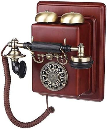 WALNUTA Retro Antik Fali Telefon,Hagyományos Telefon, Íróasztal Tárcsázza a Vezetékes Telefon a Hívás