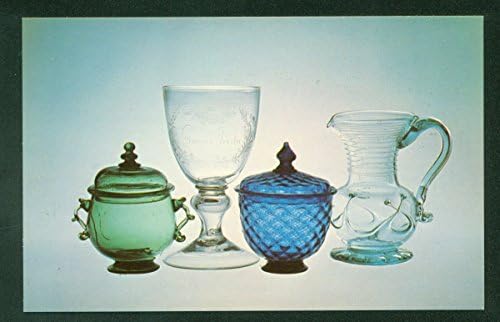 Corning Glass Múzeum Amerikai New York Sugar Bowl Kupát Dobó Képeslap