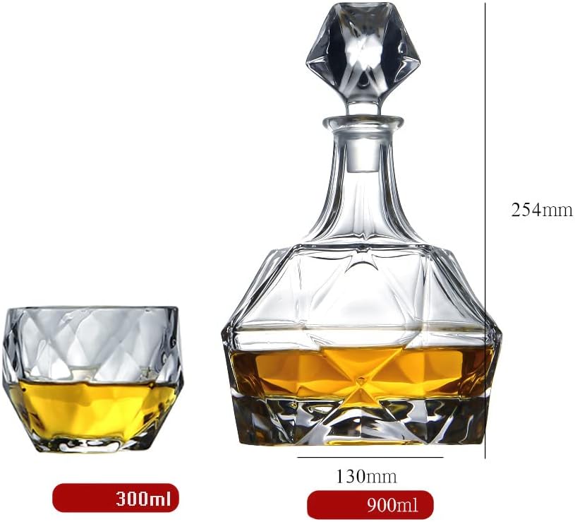 cathyladi Whiskys Üveg Kristály Szett 2/4/6 Üveg Luxus Csésze Profi Borkóstoló Sziklák Üveg Bor Bourbon
