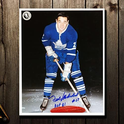 Frank Mahovlich Toronto Maple Leafs HOF Dedikált 8x10 - Dedikált NHL-Fotók