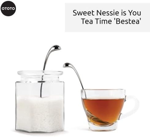 OTOTO Édes Nessie Kanál Cukor - Rozsdamentes Acél Kanál Teát - - Os Élelmiszer Minőségű & Mosogatógépben