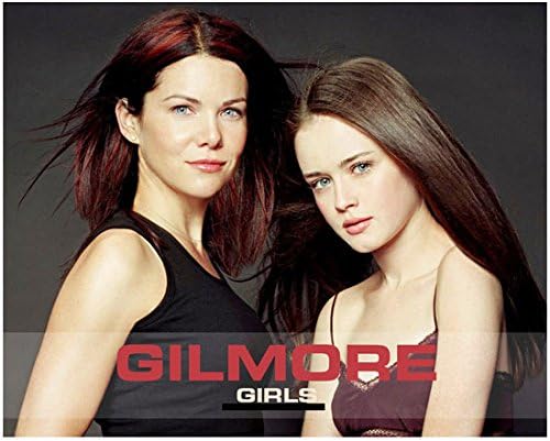 Alexis Bledel, mint Rory Gilmore Áll Lauren Graham, mint Lorelai Gilmore a Gilmore Lányok Logó 8 x 10