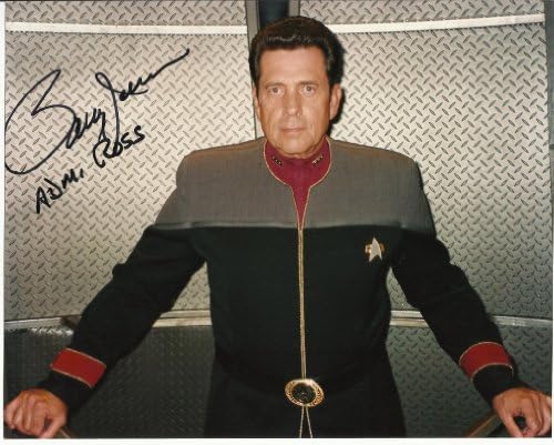 A Star Trek DS9 Barry Jenner, mint Admirális Ross kézzel aláírt 8 x 10 fotó C a