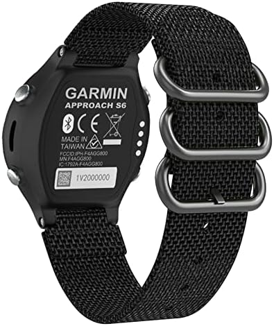 FORFC 15mm Sport Nylon Watchband Szíj, a Garmin Megközelítés S6 Okos Óráját a Garmin Forerunner 735XT/220/230/235/620/630