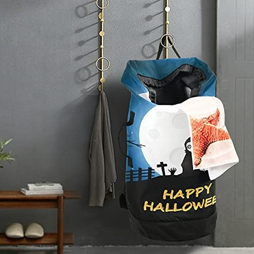 Boldog Halloween Telihold Zombi Mosoda Táska vállpánt Mosoda Hátizsák, Táska vákuumzáras Lóg Gátolják