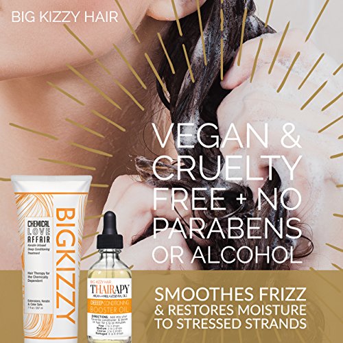 Nagy Kizzy Keratin a Haj Maszk Mély Kondicionáló + Hidratáló, Gyógyító Haj Olaj Rendkívül Száraz, Sérült