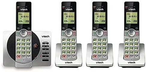 VTech CS6929-2 Vezeték nélküli Telefon, Üzenetrögzítő, illetve a Hívó fél AZONOSÍTÓJA, Ezüst/Fekete, 2