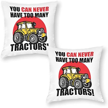 Mezőgazdasági Traktorok Készlet 2 Párnát Takaró Szögletes Párna, Párnahuzat a Kanapé, Kanapé, Hálószoba,