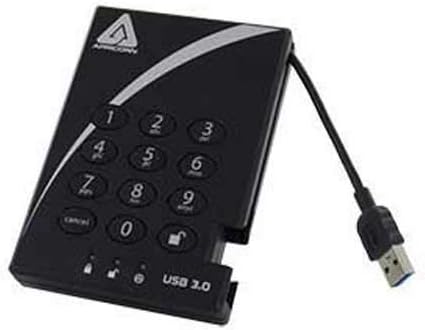 Apricorn Aegis Lakat - USB 3.0, A25-3PL256-1000 (R2) Hordozható HDD 500GB HD2019